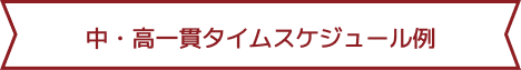 高校3年間のスケジュール例