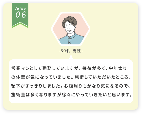 30代男性の声